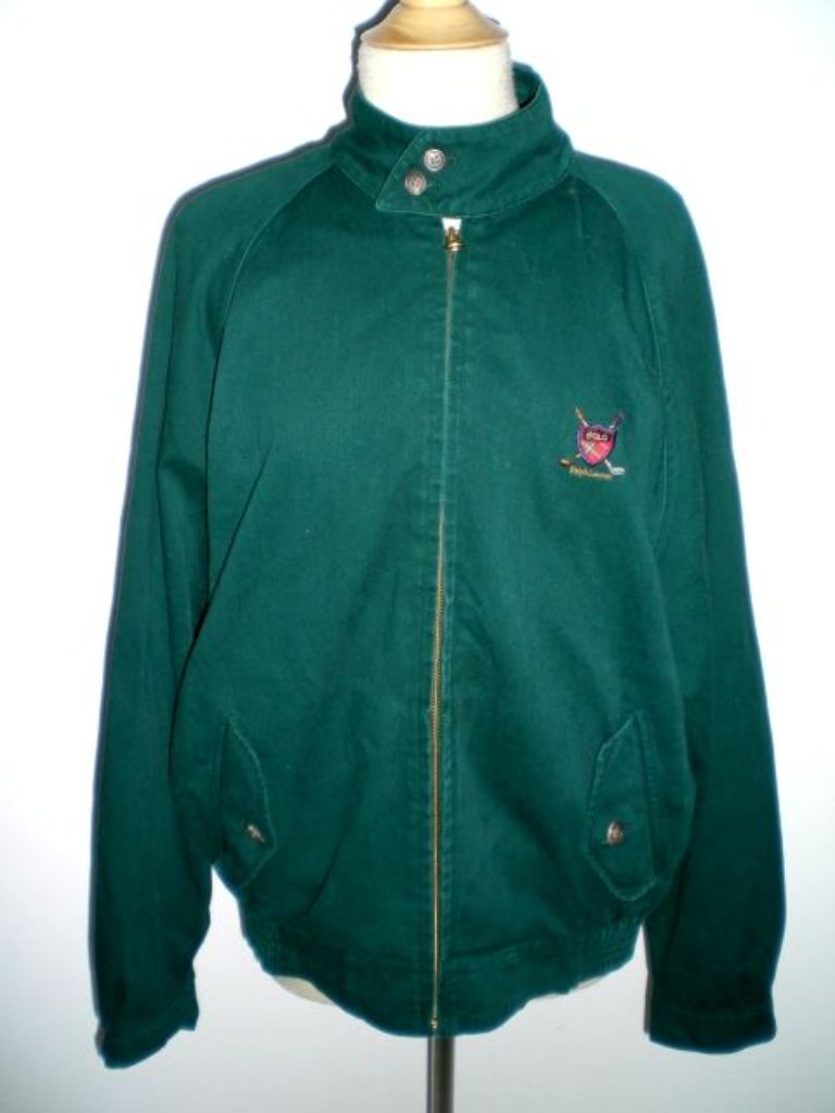 Polo Ralph Lauren Zip Jacket Windbreaker L Vintage Golf